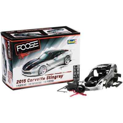 Revell® Foose Design Pre-Painted 2015 Corvette Stingray™ Plastic Model Car Kit 58 pc Box   564756106
